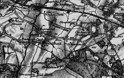 Old map of Kingswood Common in 1899