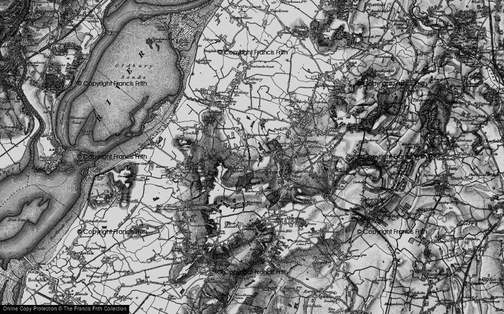 Old Map of Kington, 1897 in 1897