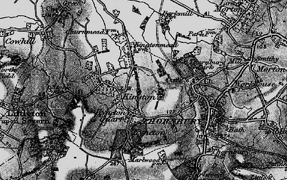 Old map of Kington in 1897