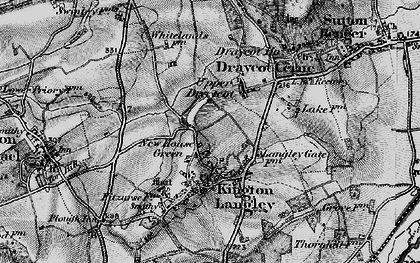Old map of Kington Langley in 1898