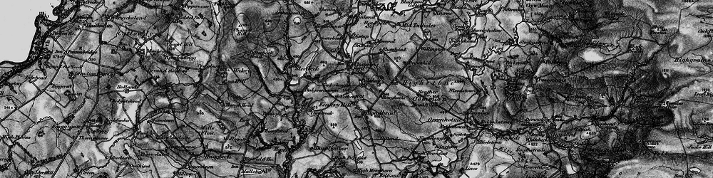 Old map of Kinkry Hill in 1897