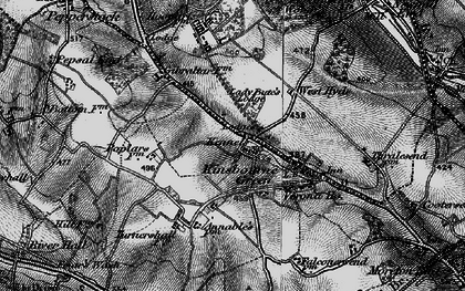 Old map of White Walls in 1896