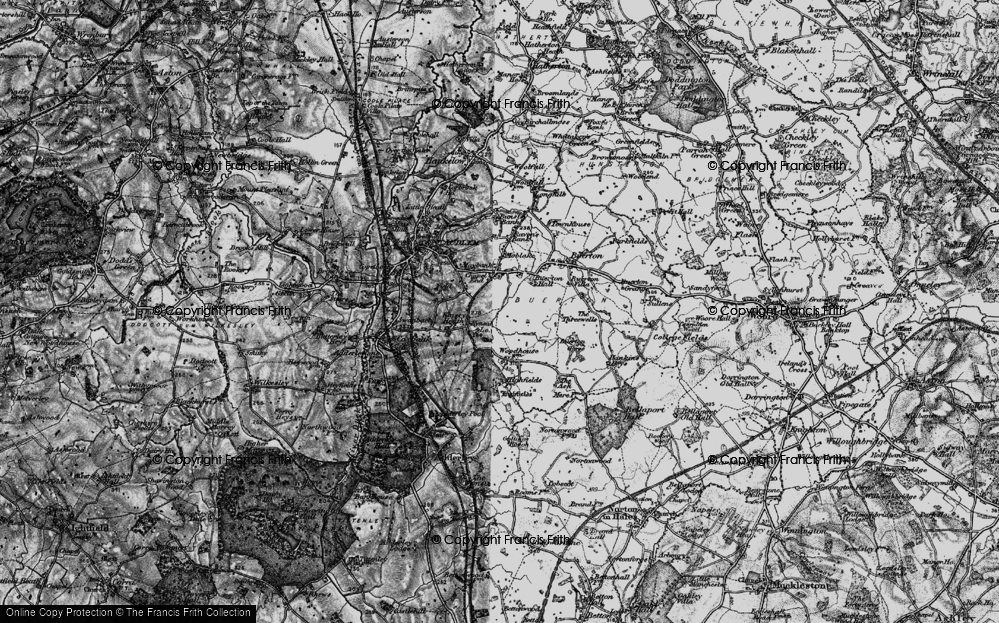 Old Map of Kinsey Heath, 1897 in 1897