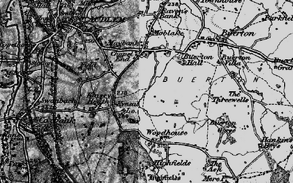 Old map of Kinsey Heath in 1897