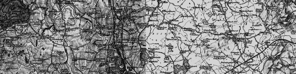 Old map of Kinsey Heath in 1897