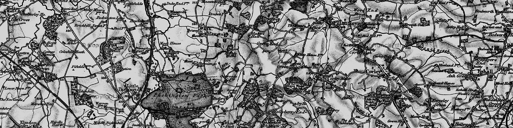 Old map of Kinwalsey in 1899