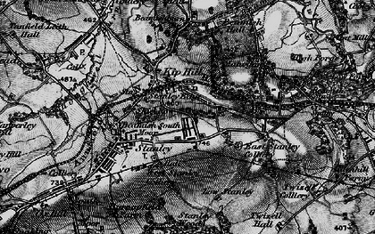 Old map of Kip Hill in 1898