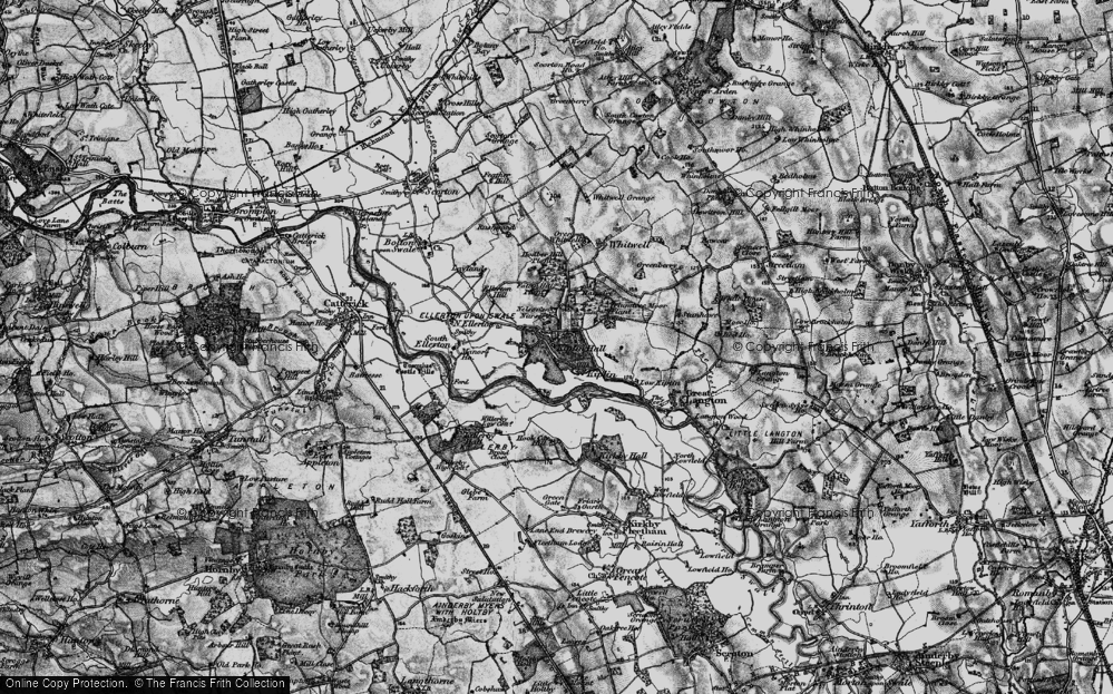 Historic Ordnance Survey Map of Kiplin, 1897 - Francis Frith