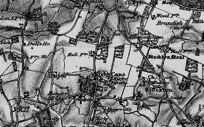 Old map of Kirby Green in 1898