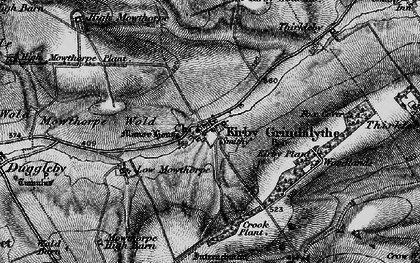 Old map of Kirby Grindalythe in 1898