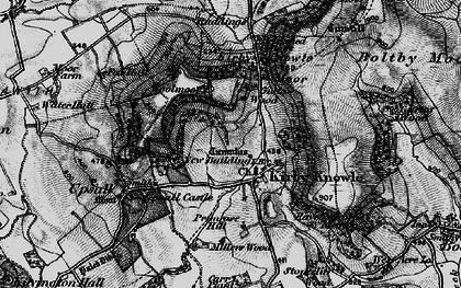Old map of Kirby Knowle in 1898