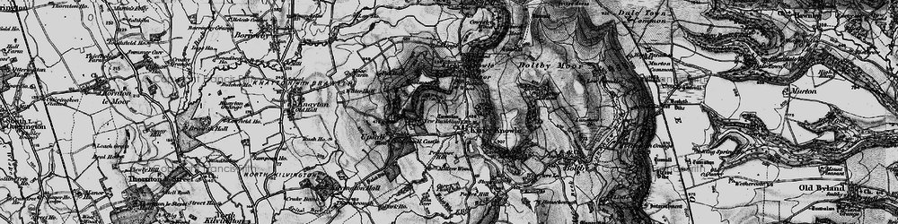 Old map of Brickshed Cott in 1898