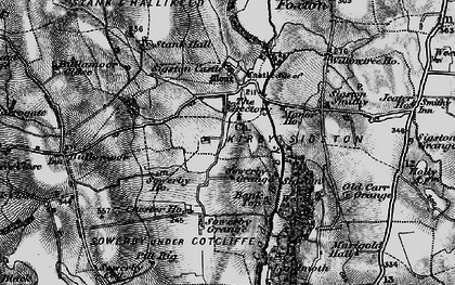 Old map of Bank Top in 1898