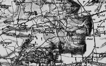 Old map of White Scar Plantn in 1898