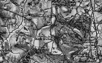 Old map of Kirk Ireton in 1897
