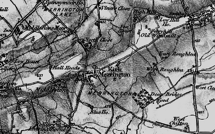 Old map of Blue Ho in 1897