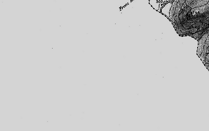 Old map of Kirk Yetholm in 1897