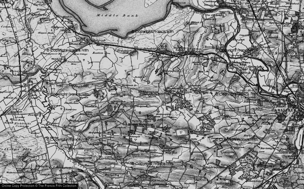 Old Map of Kirkbampton, 1897 in 1897