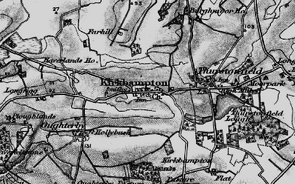 Old map of Kirkbampton in 1897