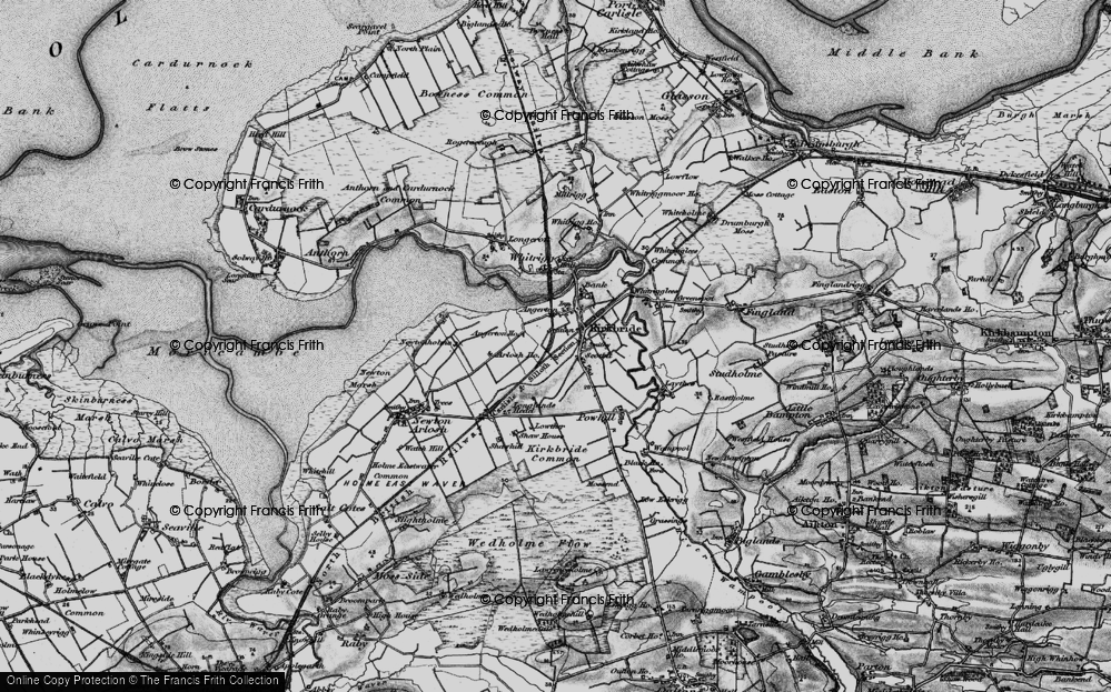 Old Map of Historic Map covering Arlosh Ho in 1897
