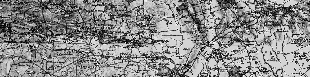 Old map of Langthorn Wood in 1897