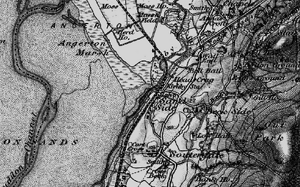 Old map of Kirkby-in-Furness in 1897