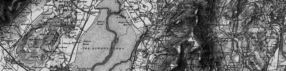Old map of Kirkby-in-Furness in 1897