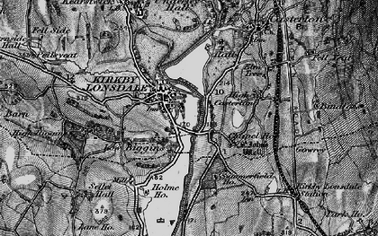 Old map of Kirkby Lonsdale in 1898