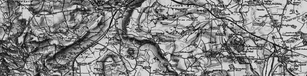 Old map of Kirkby Overblow in 1898