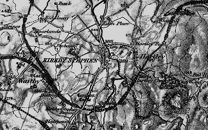 Old map of Kirkby Stephen in 1897