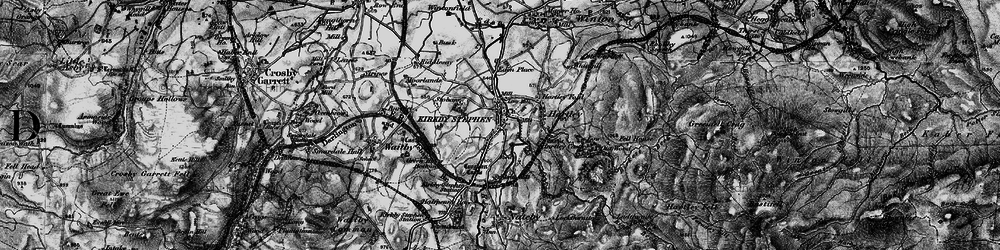 Old map of Kirkby Stephen in 1897