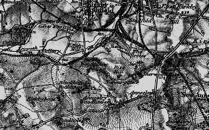 Old map of Kirkby Woodhouse in 1896
