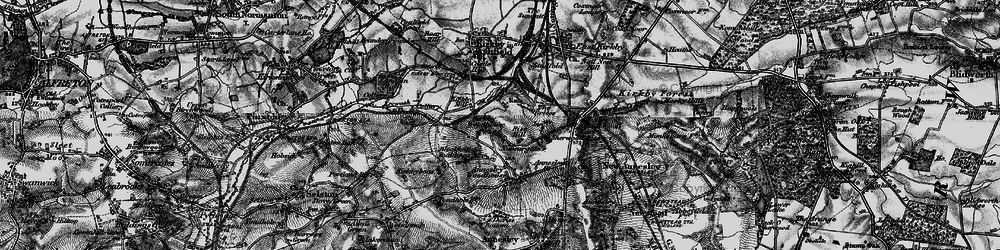 Old map of Kirkby Woodhouse in 1896