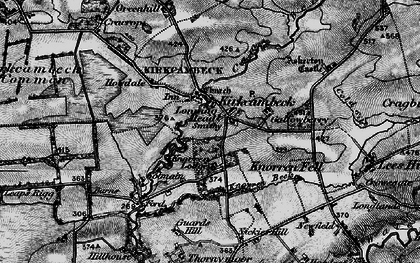 Old map of Kirkcambeck in 1897