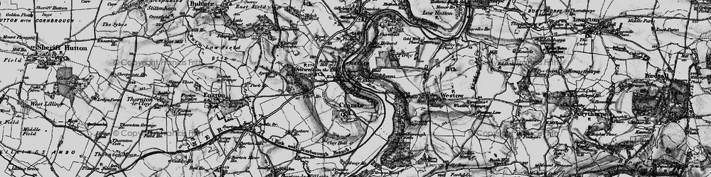 Old map of Kirkham in 1898