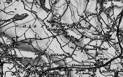 Old map of Kirkhamgate in 1896