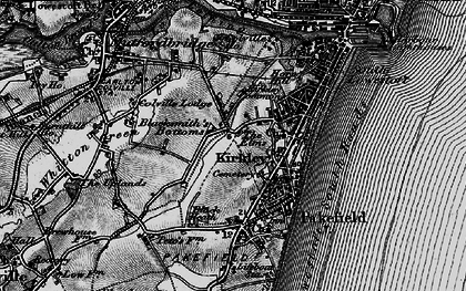 Old map of Kirkley in 1898
