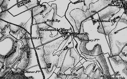 Old map of Binbrook Top in 1899