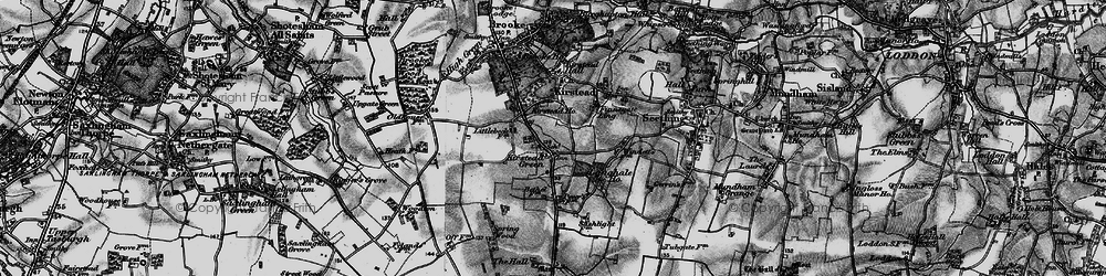 Old map of Kirstead Green in 1898