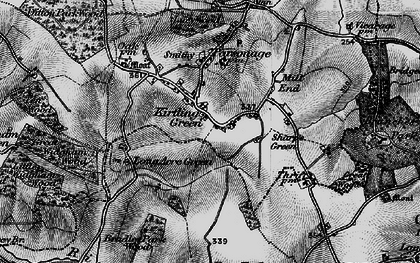 Old map of Kirtling Green in 1898