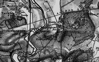 Old map of Kirtlington in 1896