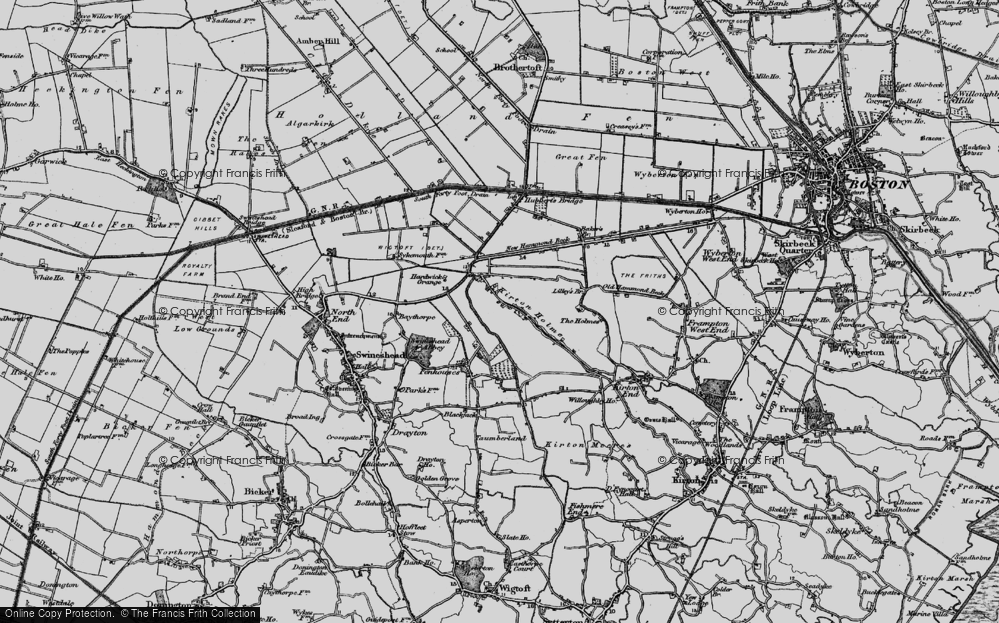 Old Map of Kirton Holme, 1898 in 1898