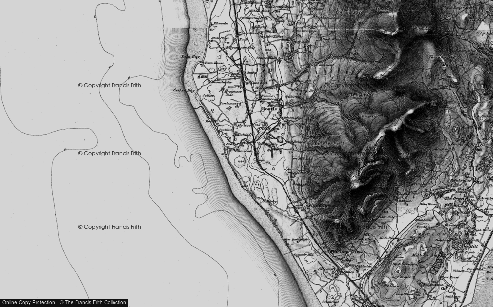 Old Map of Kiskin, 1897 in 1897