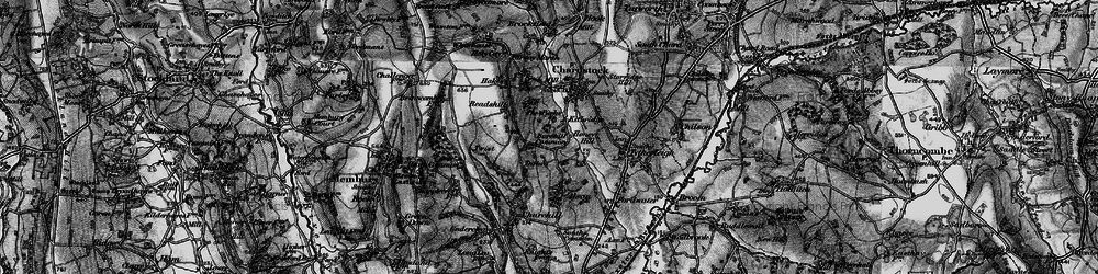 Old map of Kitbridge in 1898