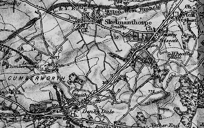 Old map of Kitchenroyd in 1896