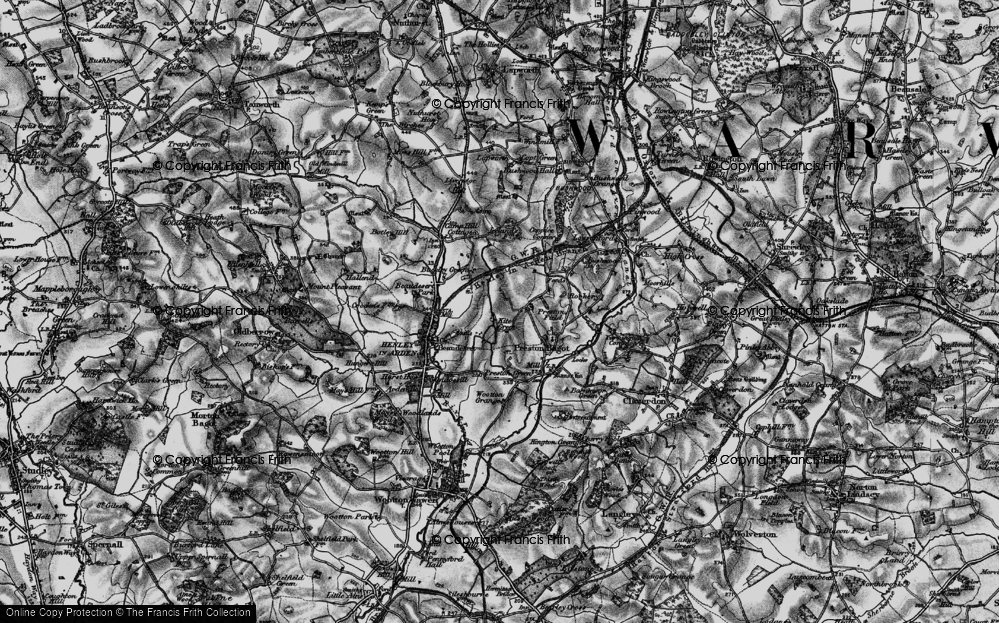 Old Map of Kite Green, 1898 in 1898