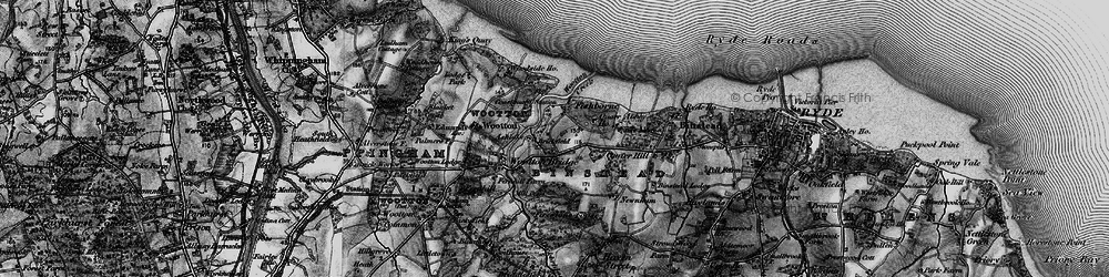 Old map of Kite Hill in 1895
