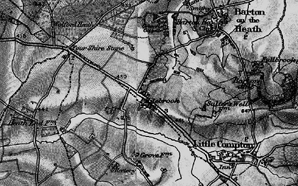 Old map of Kitebrook in 1896