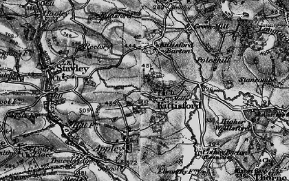 Old map of Kittisford in 1898