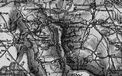 Old map of Kittwhistle in 1898